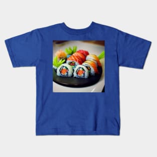 Kawaii Anime Sushi Kids T-Shirt